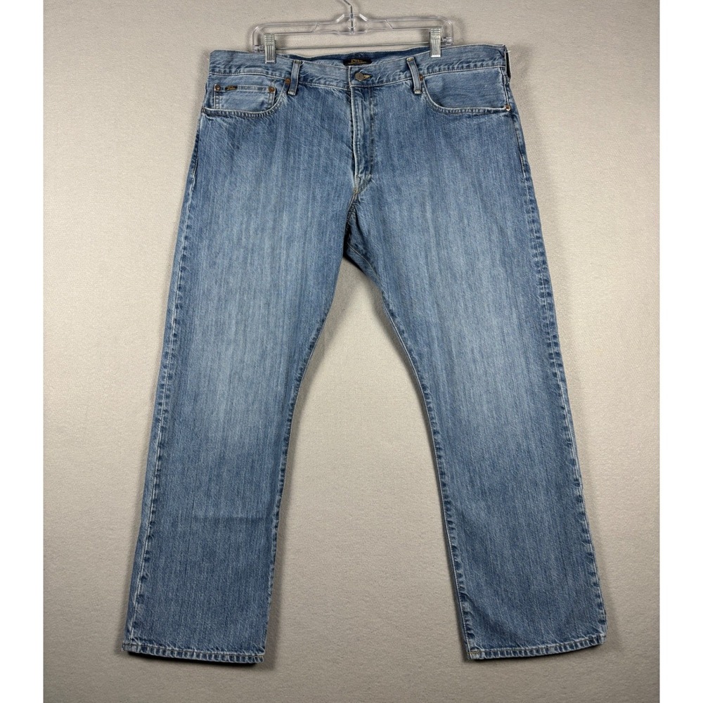 Polo Ralph Lauren Hampton Relaxed Straight Jeans 40/30 Blue Denim